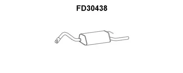 Rear Muffler (FD30438)