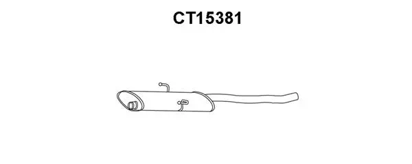 Front Muffler (CT15381)