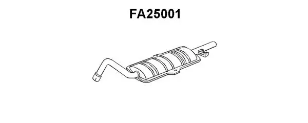 Rear Muffler (FA25001)