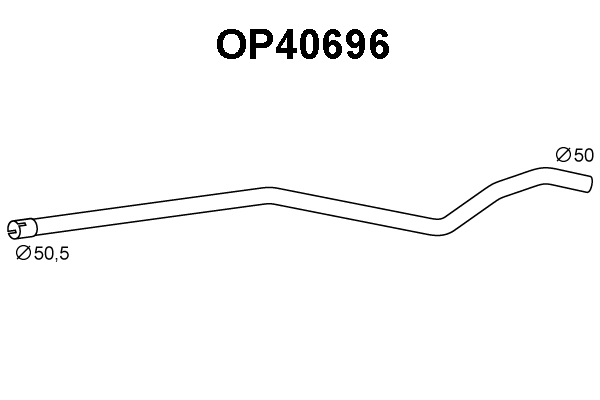 Exhaust Pipe (OP40696)