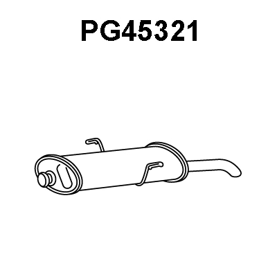 Rear Muffler (PG45321)