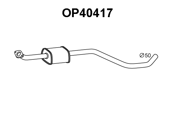 Front Muffler (OP40417)