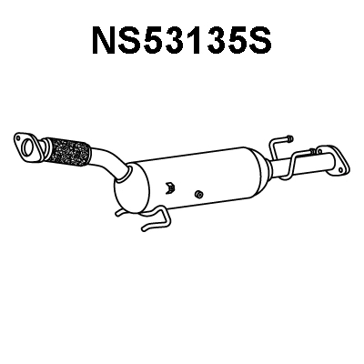 Soot/Particulate Filter, exhaust system (NS53135S)