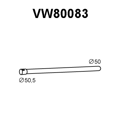Exhaust Pipe (VW80083)