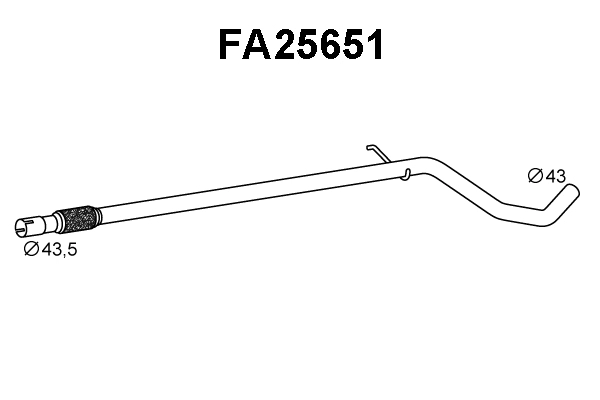 Exhaust Pipe (FA25651)