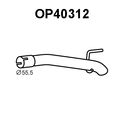 Exhaust Pipe (OP40312)