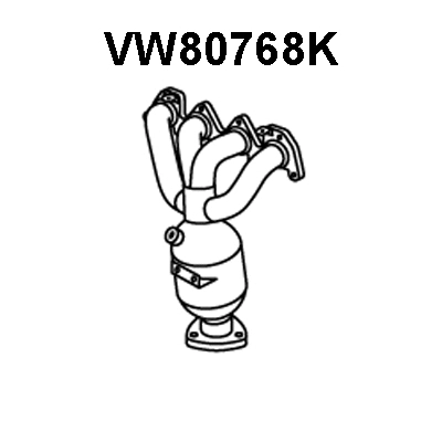 Catalytic Converter (VW80768K)