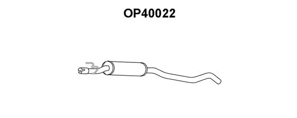 Centre Muffler (OP40022)