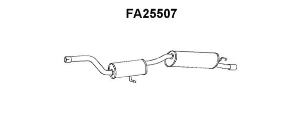 Rear Muffler (FA25507)