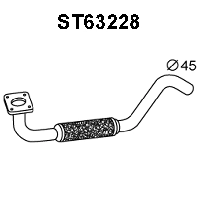 Exhaust Pipe (ST63228)
