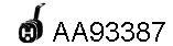 Rubber Strip, exhaust system (AA93387)