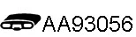 Rubber Strip, exhaust system (AA93056)