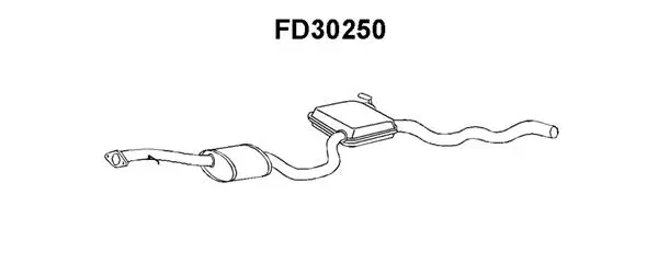 Front Muffler (FD30250)