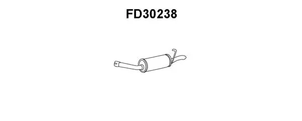 Rear Muffler (FD30238)