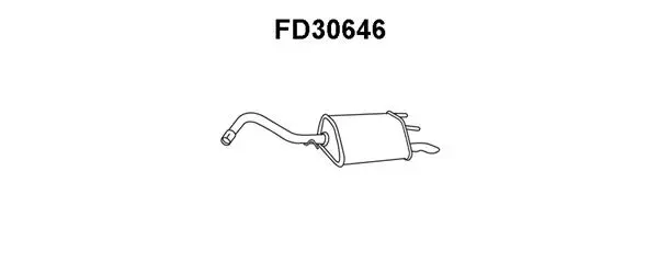 Rear Muffler (FD30646)