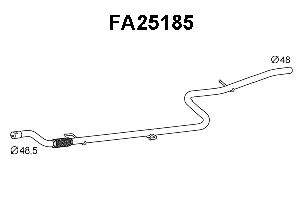 Exhaust Pipe (FA25185)