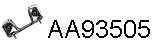 Rubber Strip, exhaust system (AA93505)