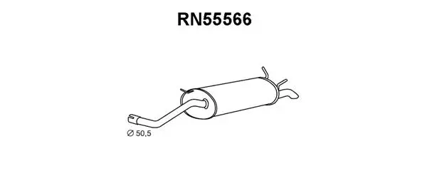 Rear Muffler (RN55566)