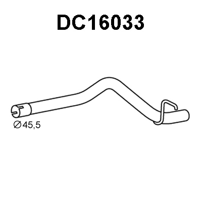 Exhaust Pipe (DC16033)