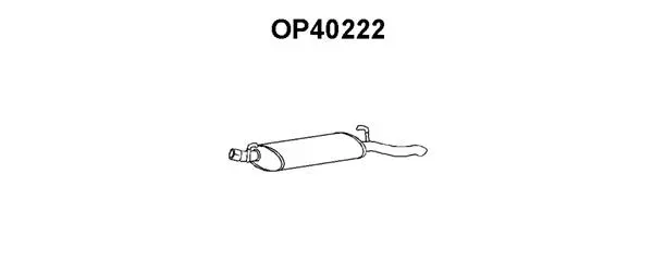 Rear Muffler (OP40222)