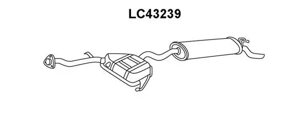 Rear Muffler (LC43239)