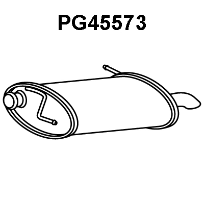 Rear Muffler (PG45573)