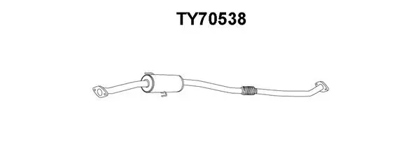Front Muffler (TY70538)