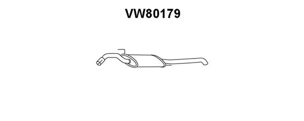 Rear Muffler (VW80179)