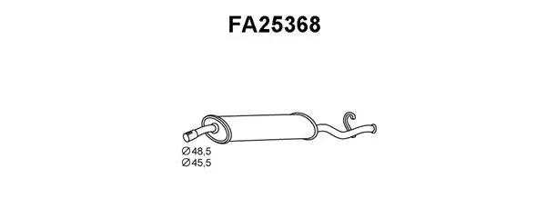 Rear Muffler (FA25368)