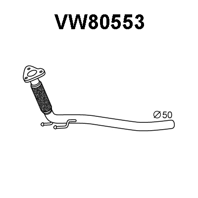 Exhaust Pipe (VW80553)
