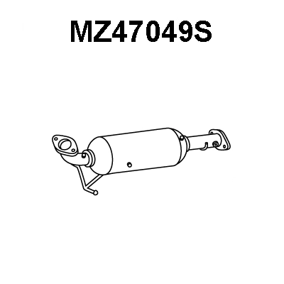 Soot/Particulate Filter, exhaust system (MZ47049S)