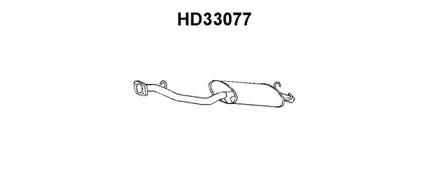 Rear Muffler (HD33077)