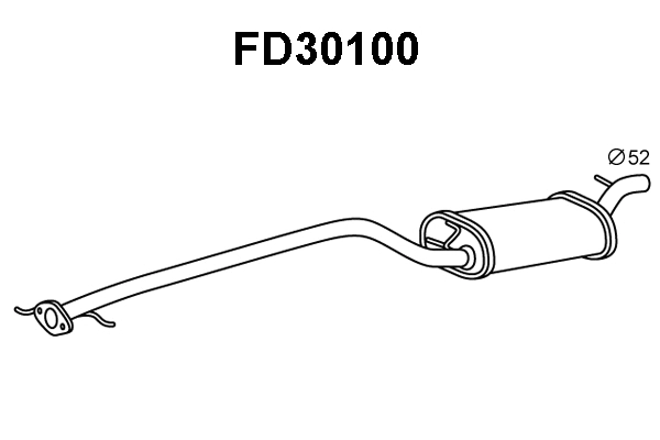 Front Muffler (FD30100)