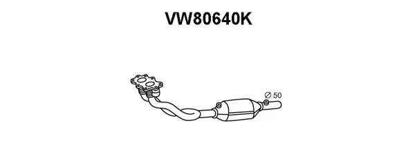 Catalytic Converter (VW80640K)