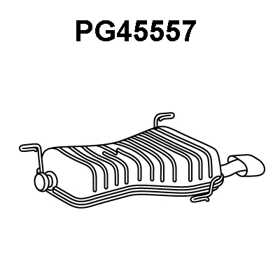 Rear Muffler (PG45557)