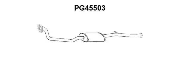 Front Muffler (PG45503)