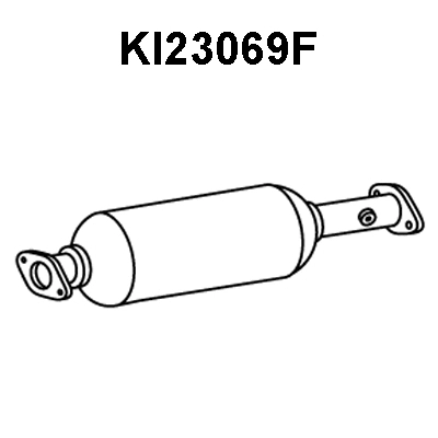 Soot/Particulate Filter, exhaust system (KI23069F)