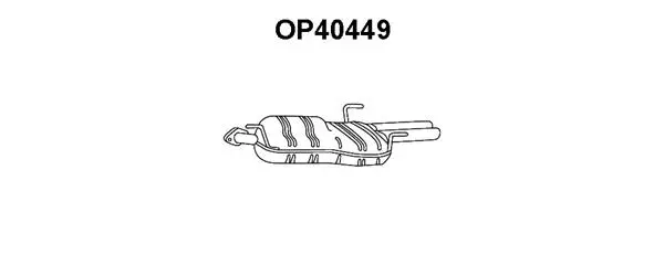 Rear Muffler (OP40449)