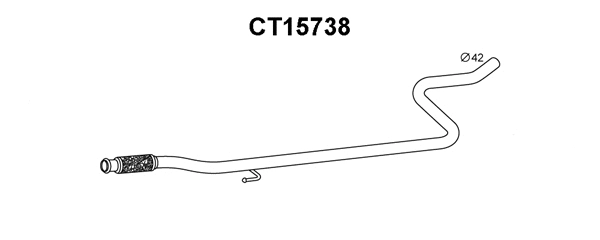 Exhaust Pipe (CT15738)