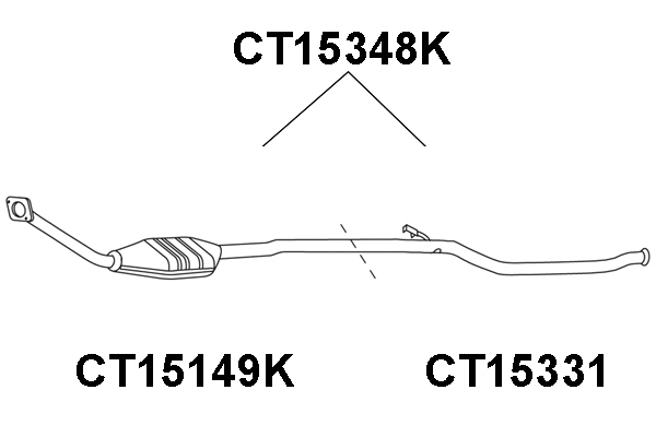 Catalytic Converter (CT15348K)