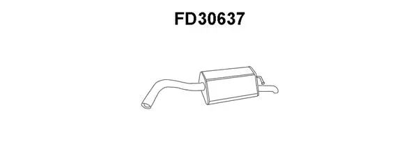 Rear Muffler (FD30637)