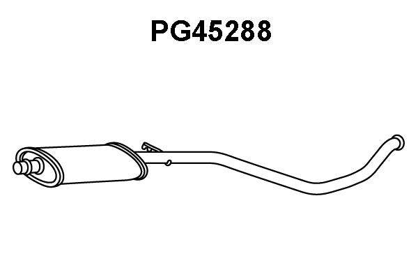 Front Muffler (PG45288)
