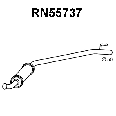 Centre Muffler (RN55737)