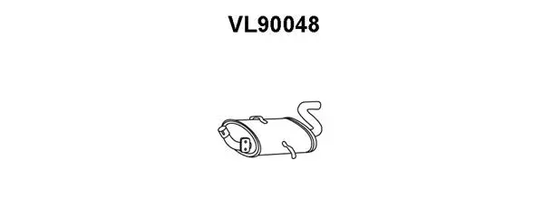 Rear Muffler (VL90048)