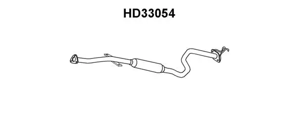 Centre Muffler (HD33054)