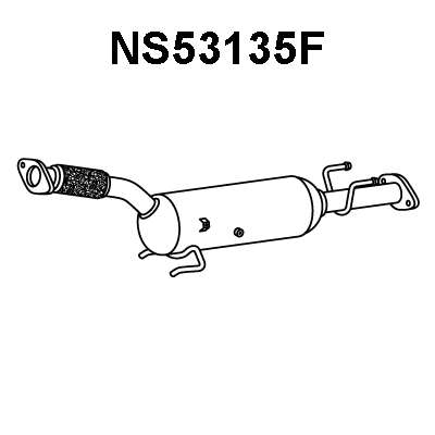 Soot/Particulate Filter, exhaust system (NS53135F)