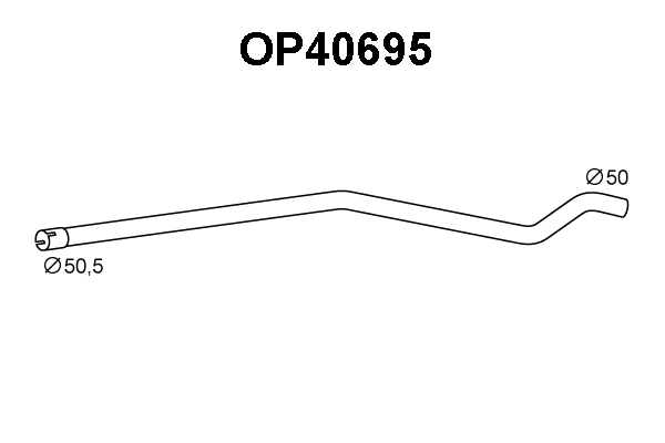 Exhaust Pipe (OP40695)
