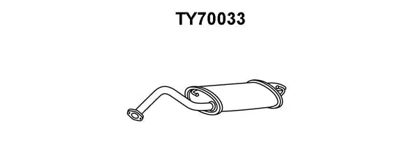 Rear Muffler (TY70033)