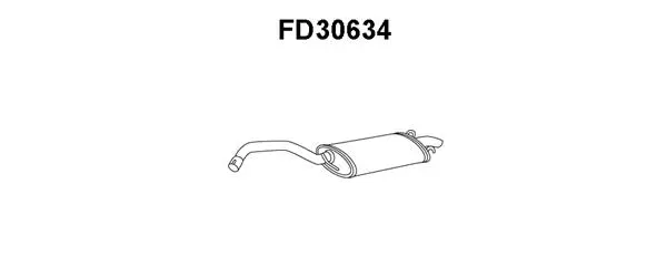 Rear Muffler (FD30634)