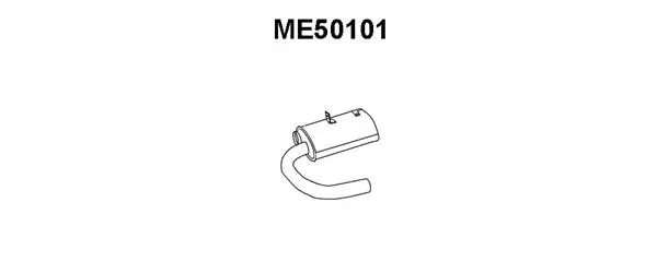 Front Muffler (ME50101)